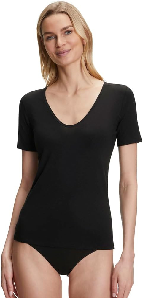 FALKE Women's Daily Climate Control Deep V-Neck Undershirt | Amazon (US)