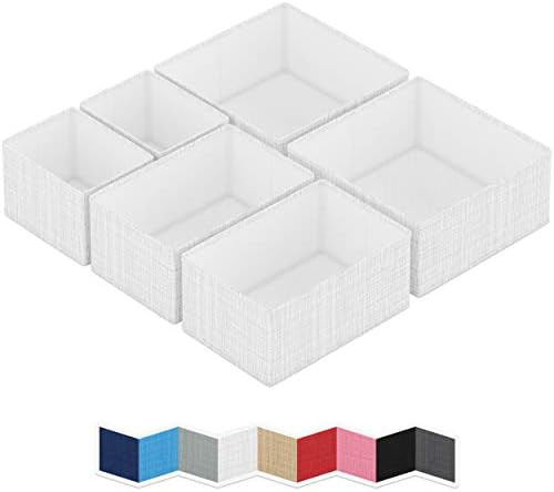 Drawer Organizer - [Set Of 6] - Closet Organizer and Storage Baskets| Foldable Cloth Drawers Divi... | Amazon (US)