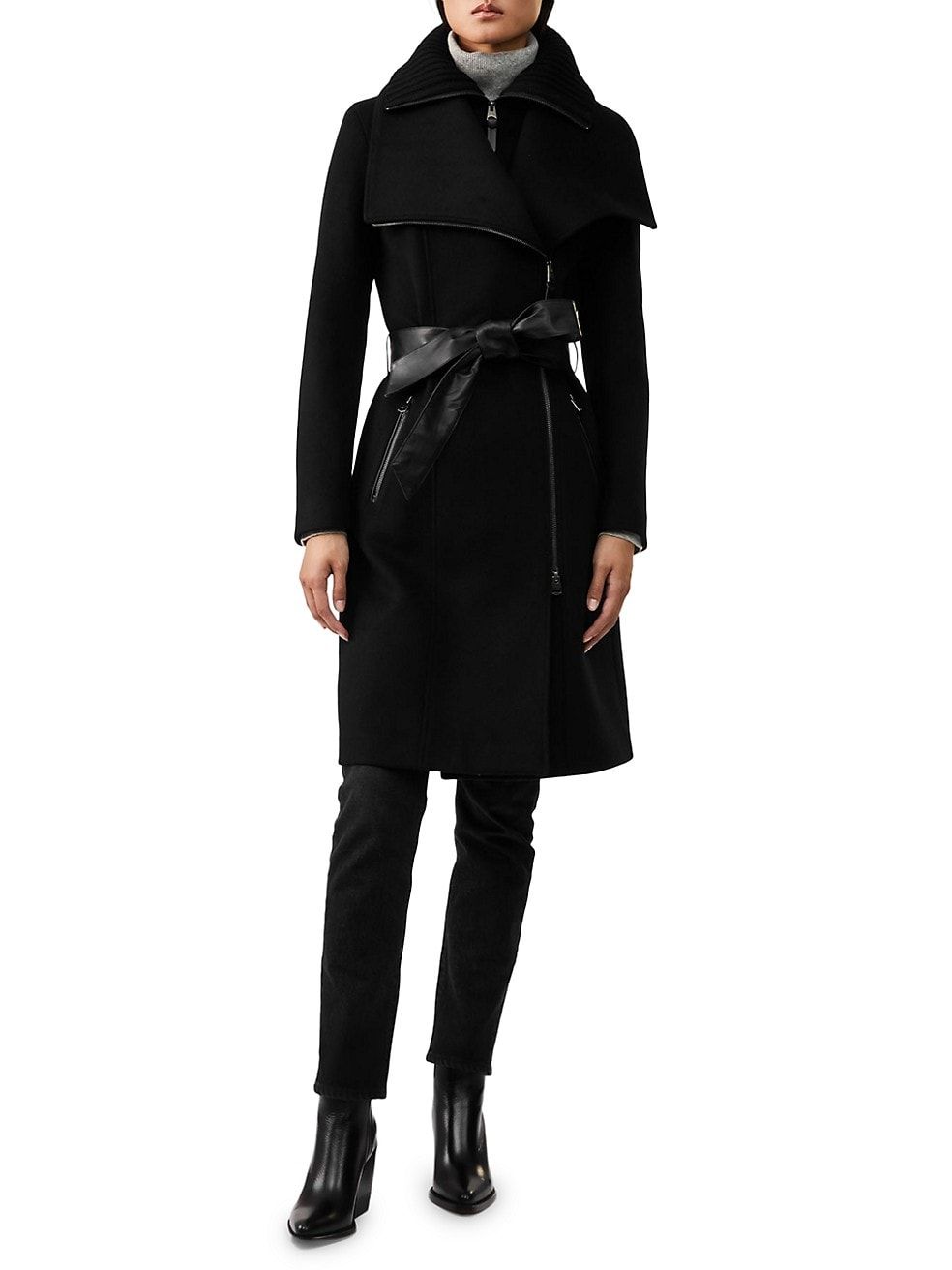 Nori-K Double Collar Coat | Saks Fifth Avenue