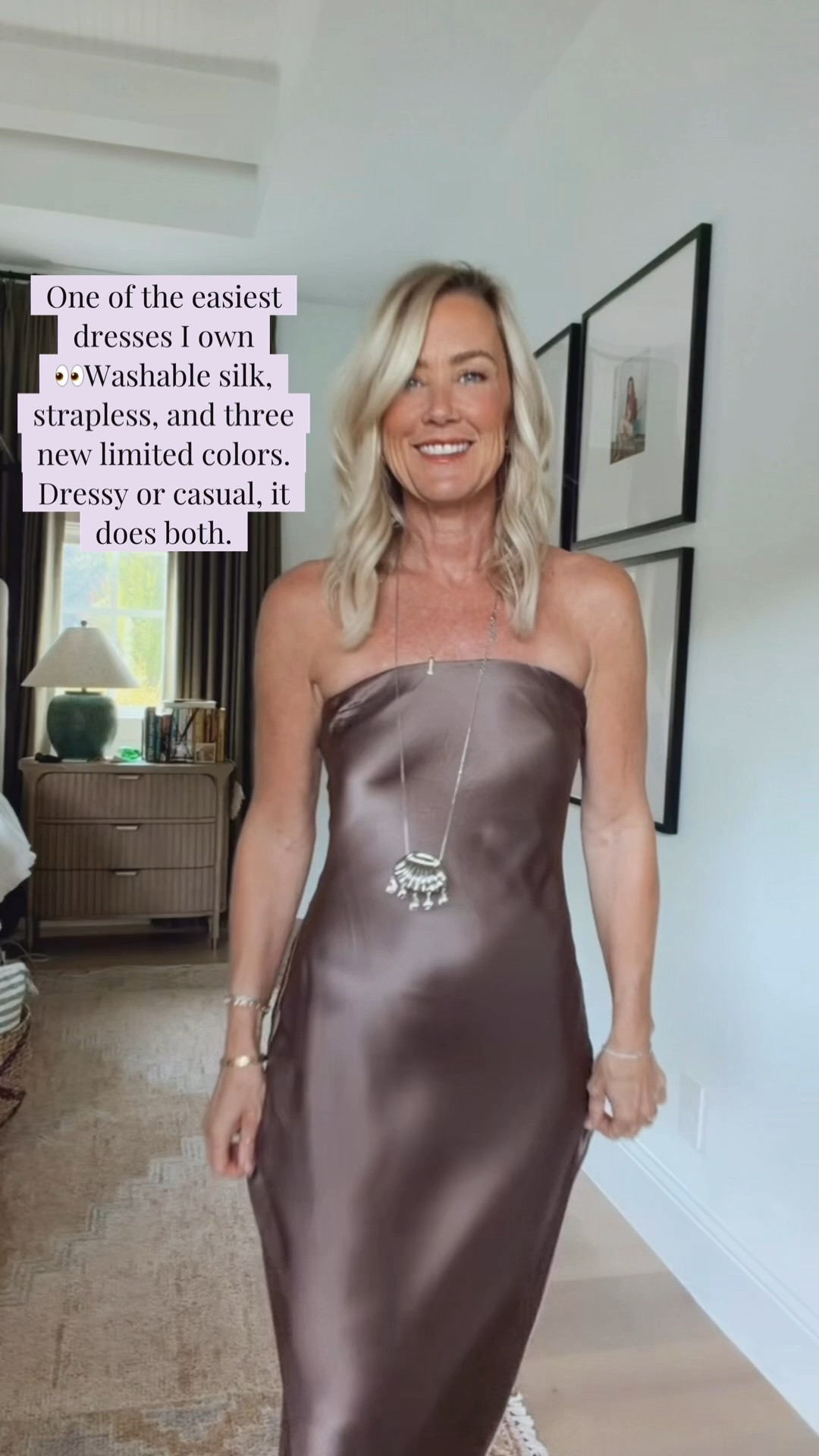 Completely smitten with this dress! Gorgeous silhouette, comes in so many great colors, and so packable. 10/10!
Dress: xs

#LTKootd #LTKOver40 #LTKSeasonal