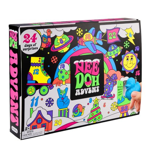 Schylling NeeDoh Squishmas Advent Calendar (Pack of 1) | Amazon (US)
