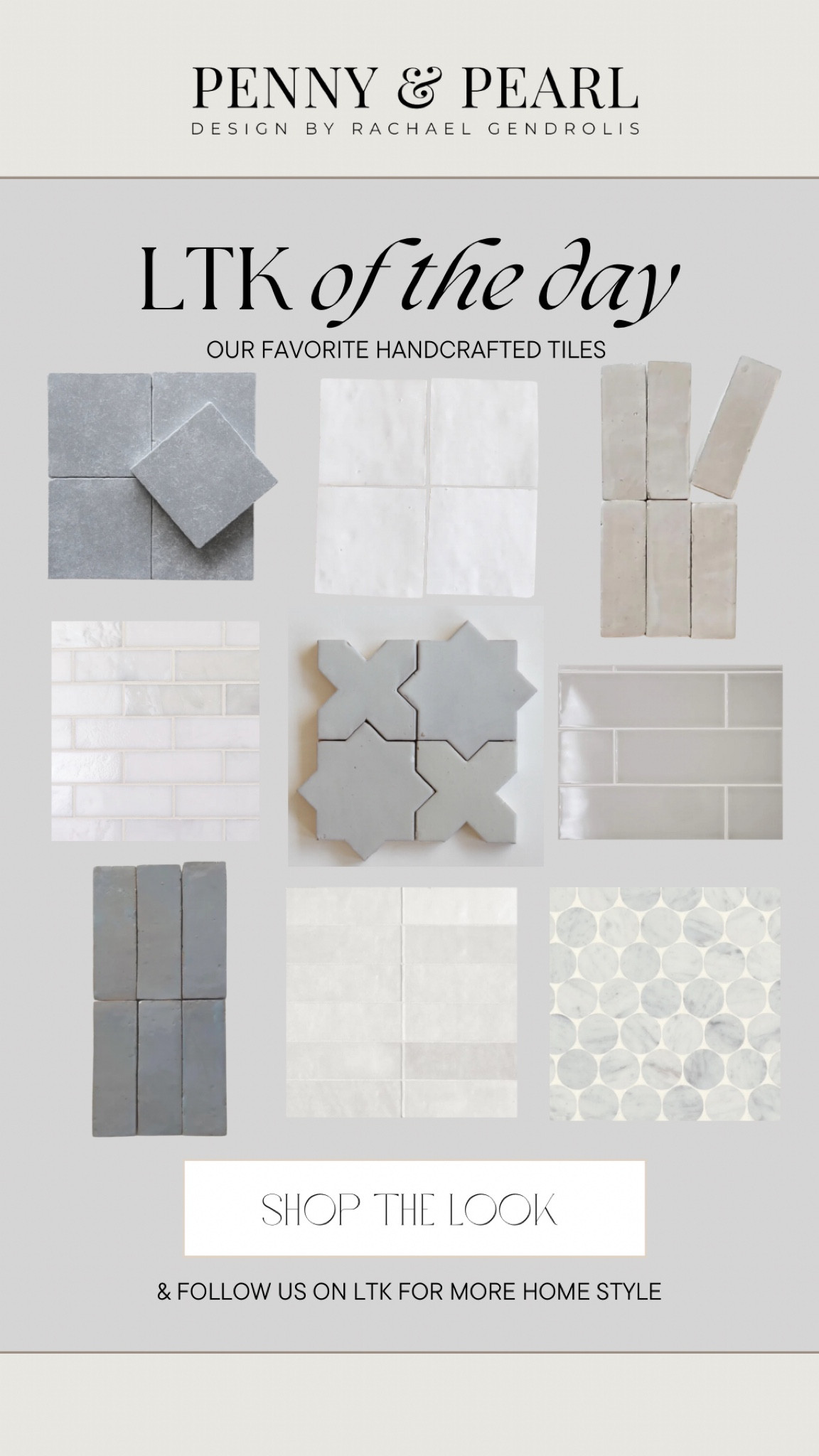 Shop our favorite handcrafted tiles and save this post for later! We are currently swooning over limestone, zellige, marble and terracotta tile in neutral, timeless tones. You may be seeing some of these in an upcoming project so be sure to follow along ;) 



#LTKHome #LTKWatchNow #LTKStyleTip