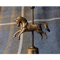 Vintage Brass Bell Carousel Horse | Etsy (US)