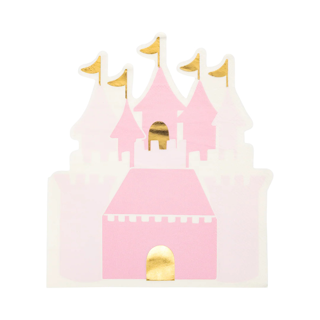 Princess Castle Shaped Guest Napkin | My Mind's Eye