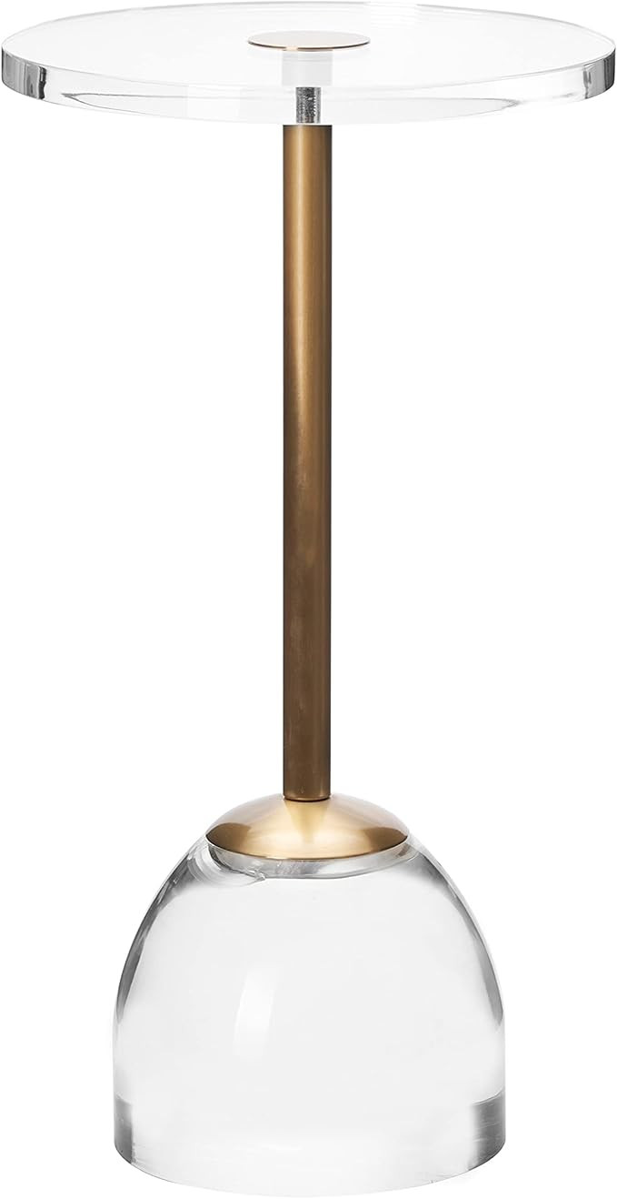 Artmaze Clear Acrylic End Table,Side Table for Office,Nightstand for Living Room and Bedroom,Easy... | Amazon (US)