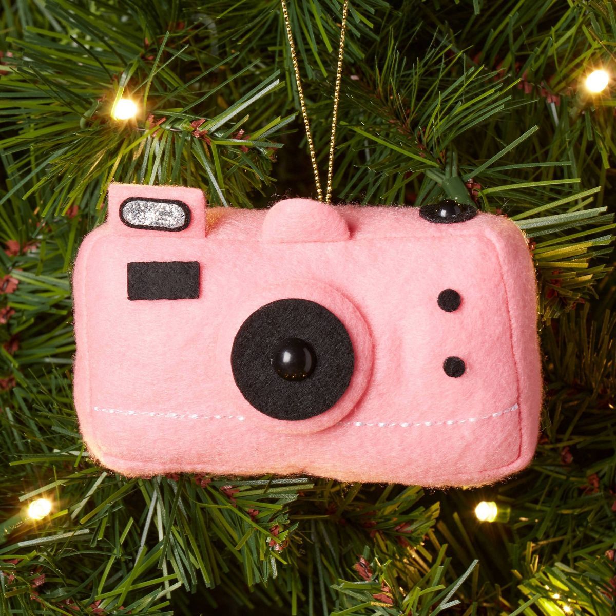 Fabric Instant Camera Christmas Tree Ornament Pink - Wondershop™ | Target