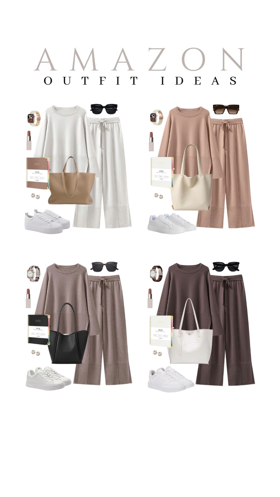Simple ways to style your matching set for cozy, everyday outfits that look put together!
two piece set, airport outfit, apple watch band, leather tote bag,  casual outfit inspo, capsule wardrobe, favorite finds, top picks, mom outfit, everyday style, trendy look, transitional look, viral style, affordable look, amazon favorites, fall fashion, fall style

#LTKStyleTip #LTKSeasonal #LTKU