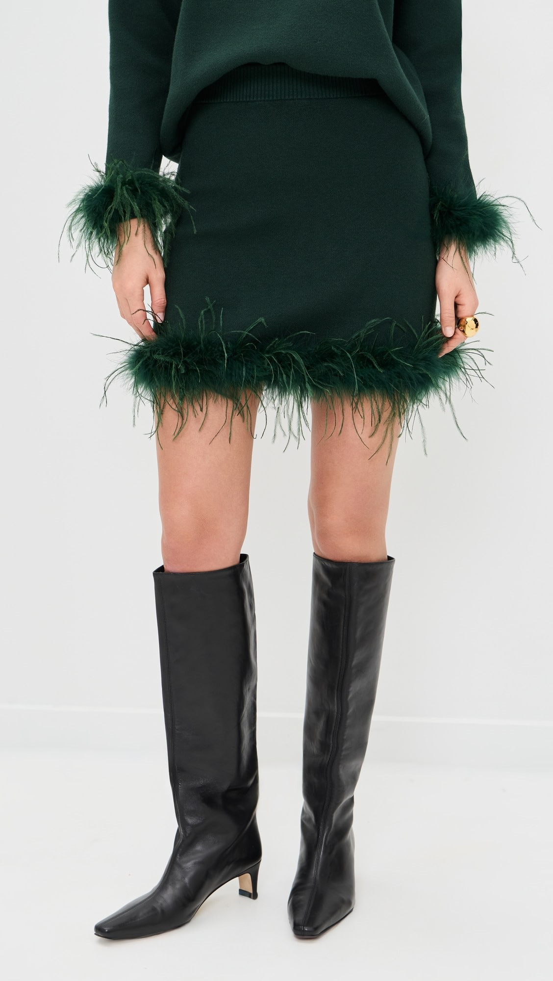 Bottle Green Jake Skirt | Shopbop