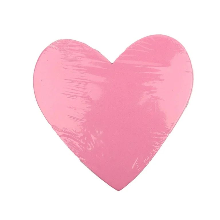 Valentine's Day 6 in Pink Plastic Foam Hearts Crafts by Way To Celebrate - Walmart.com | Walmart (US)
