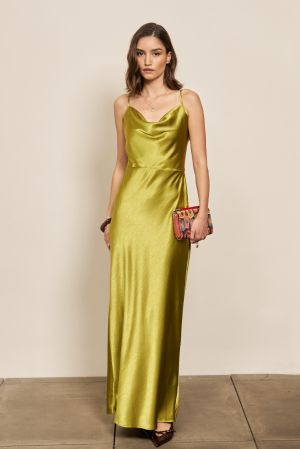 TFNC Letty Olive Green Maxi Dress | TFNC