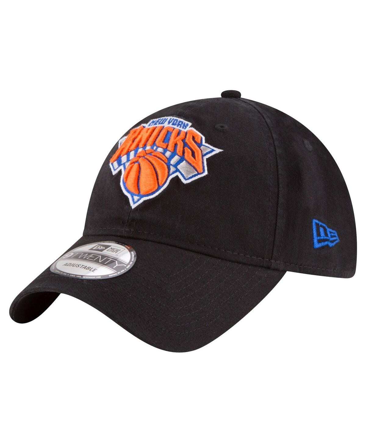 Men's New Era Black New York Knicks Team 2.0 9TWENTY Adjustable Hat - Black | Macy's