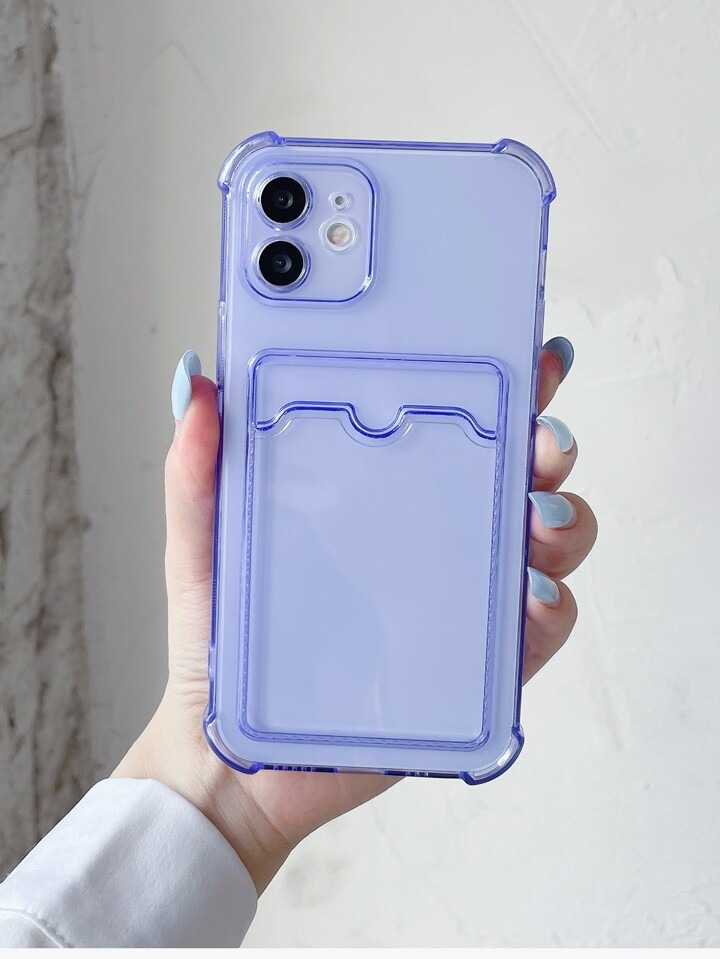 Clear Phone Case With Card Slot | SHEIN USA | SHEIN
