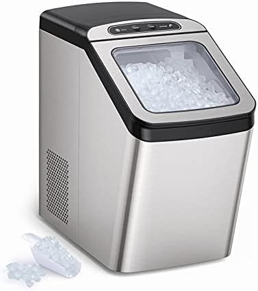 Nugget Ice Maker for Countertop, Sonic Ice Maker Machine, Makes 26lb Nugget Ice per Day, Crunchy ... | Amazon (US)
