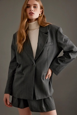 Selected Femme Fenia Wool-Blend Blazer | Anthropologie (UK)