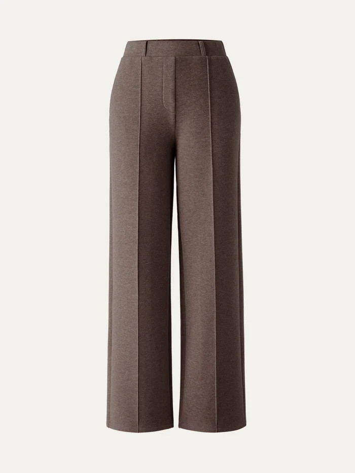 High Waisted Straight Leg Pull On Pant | OGLmove