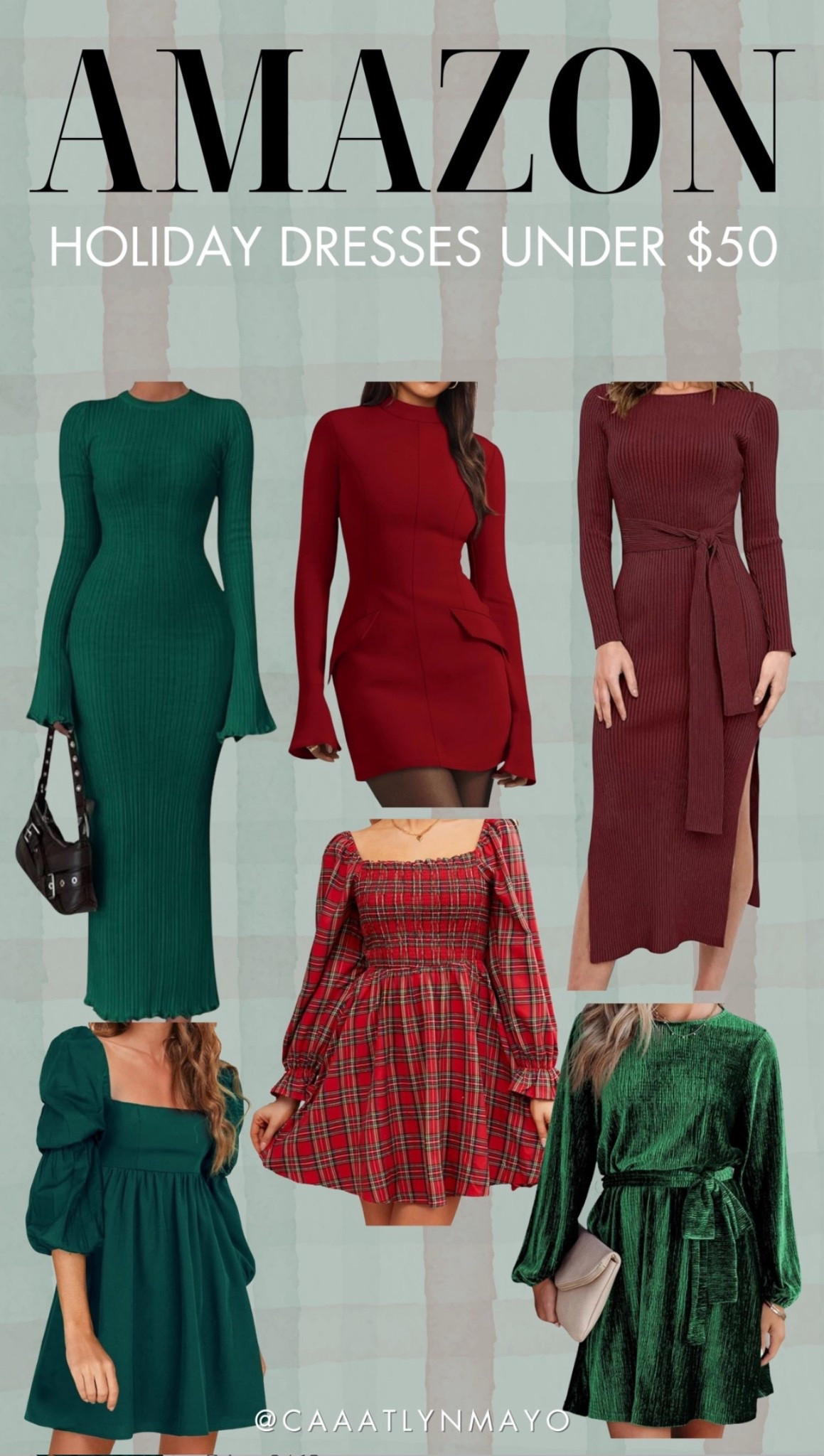 Holiday Dresses Under $50! #founditonamazon #holiday #dresses

#LTKHoliday #LTKFindsUnder50 #LTKSeasonal