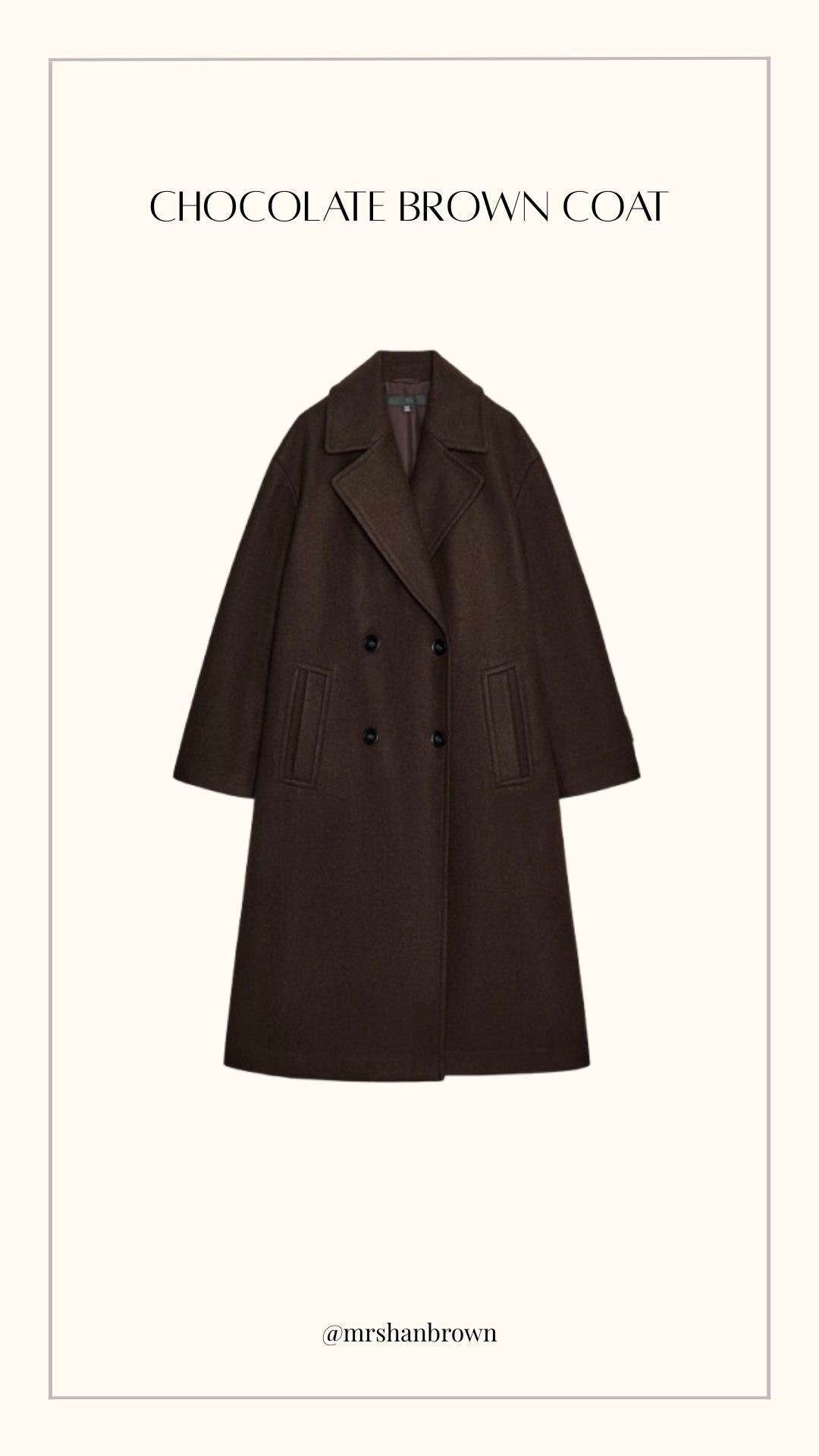 This gorgeous chocolate brown coat is back in stock! Ordering ASAP 😍

Brown coat, outerwear, winter coat, chocolate brown, autumn outfit

#LTKautumn #LTKuk #LTKwinter