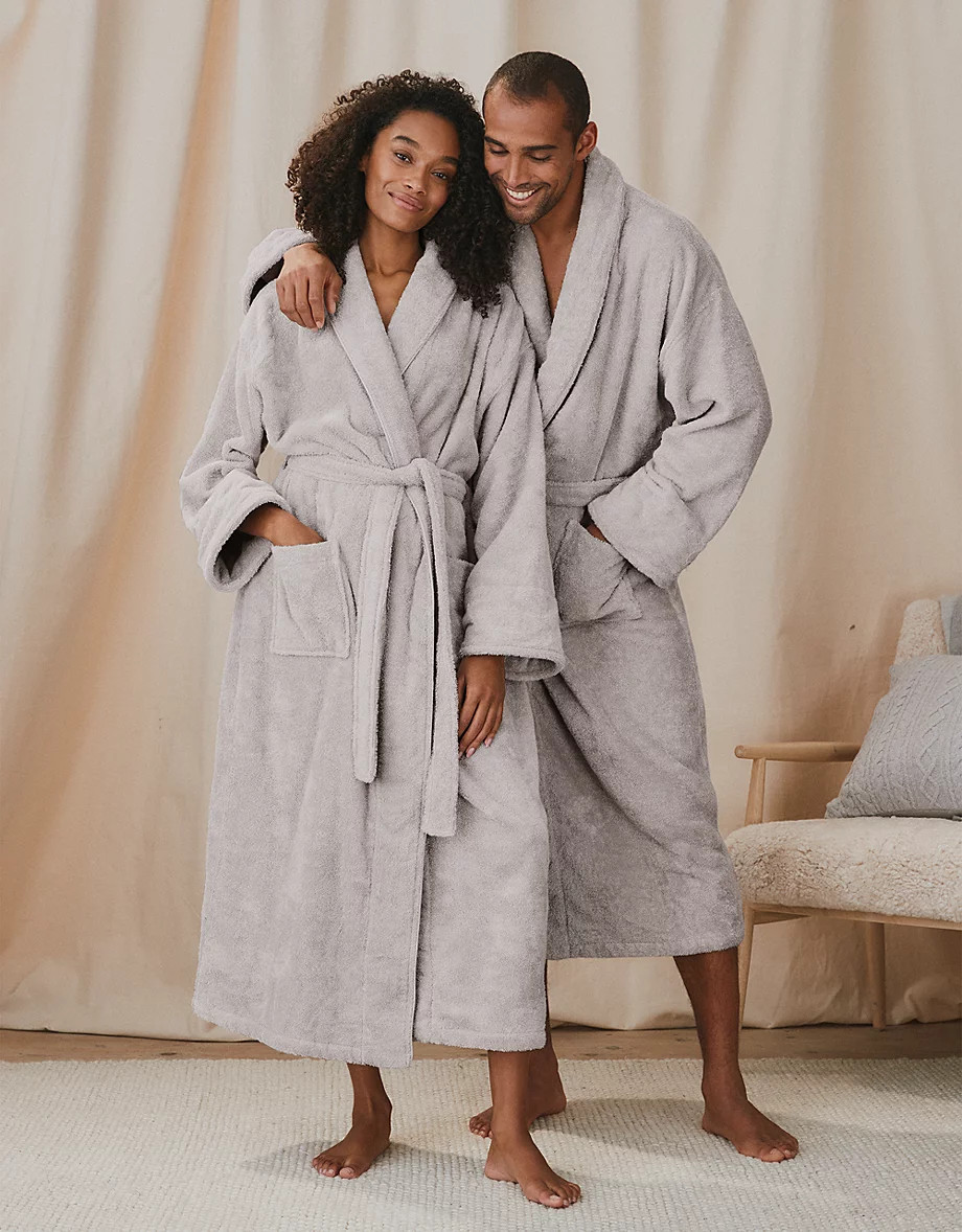 Unisex Organic Cotton Classic Robe | The White Company UK & ROW