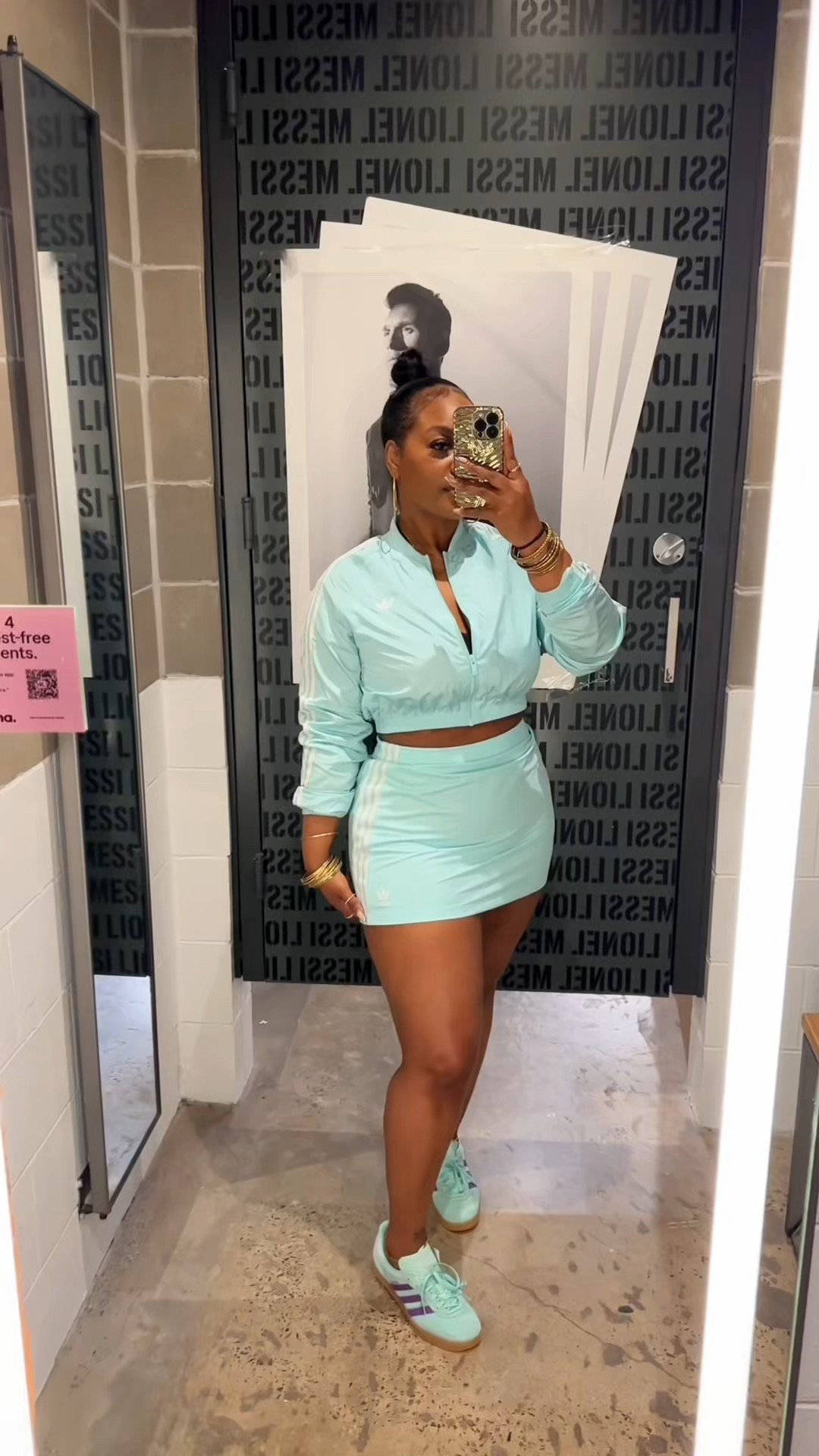 I’n wearing a size Large in the jacket and a Medium in the skirt 💜 

#LTKFindsUnder100 #LTKStyleTip #LTKActive