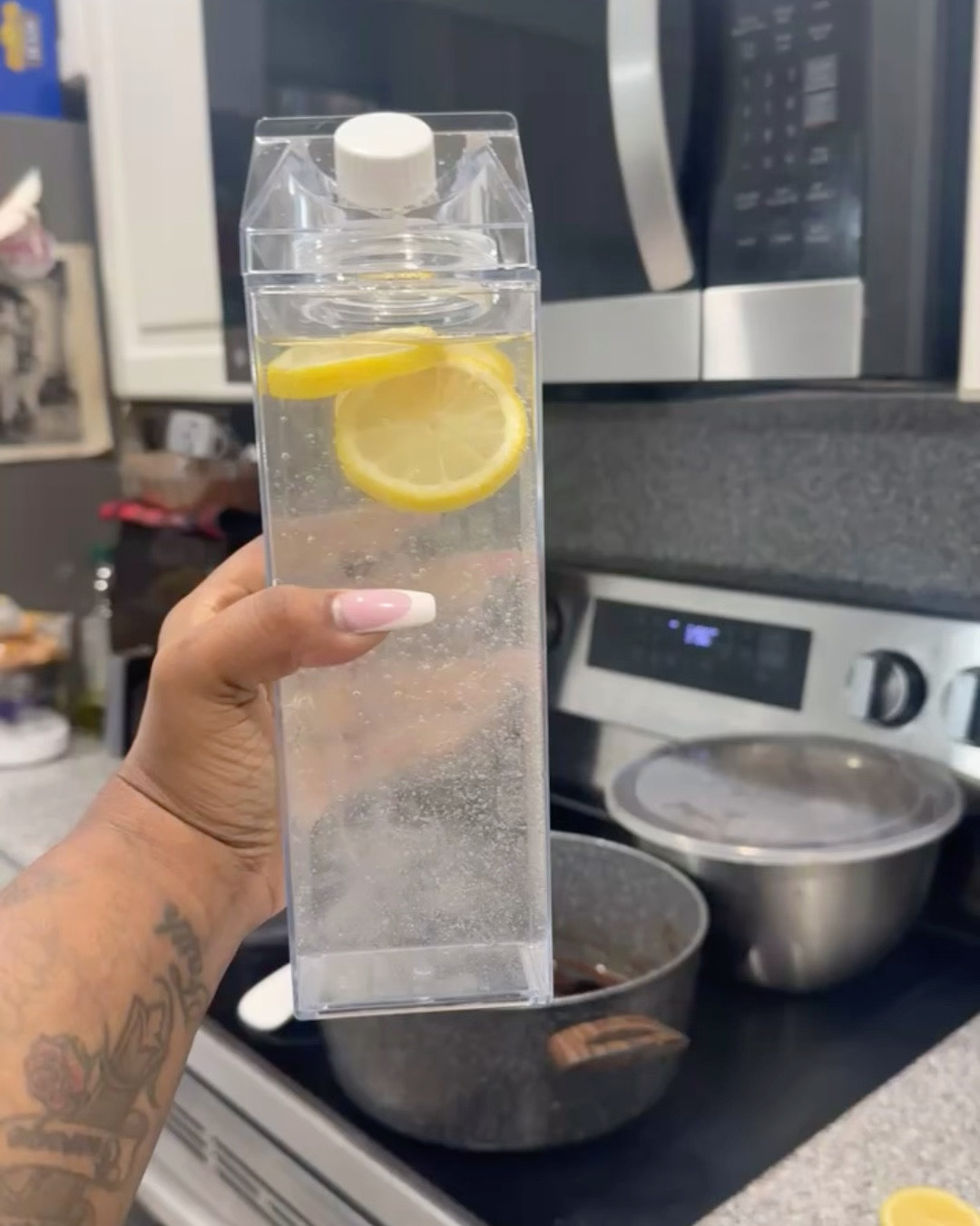 Stay hydrated! 
#workout #waterbottle #acrylicbottle 

#LTKU #LTKFindsUnder50 #LTKActive