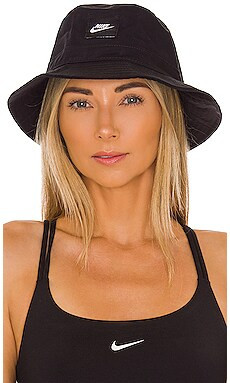 Nike Bucket Hat in Black from Revolve.com | Revolve Clothing (Global)