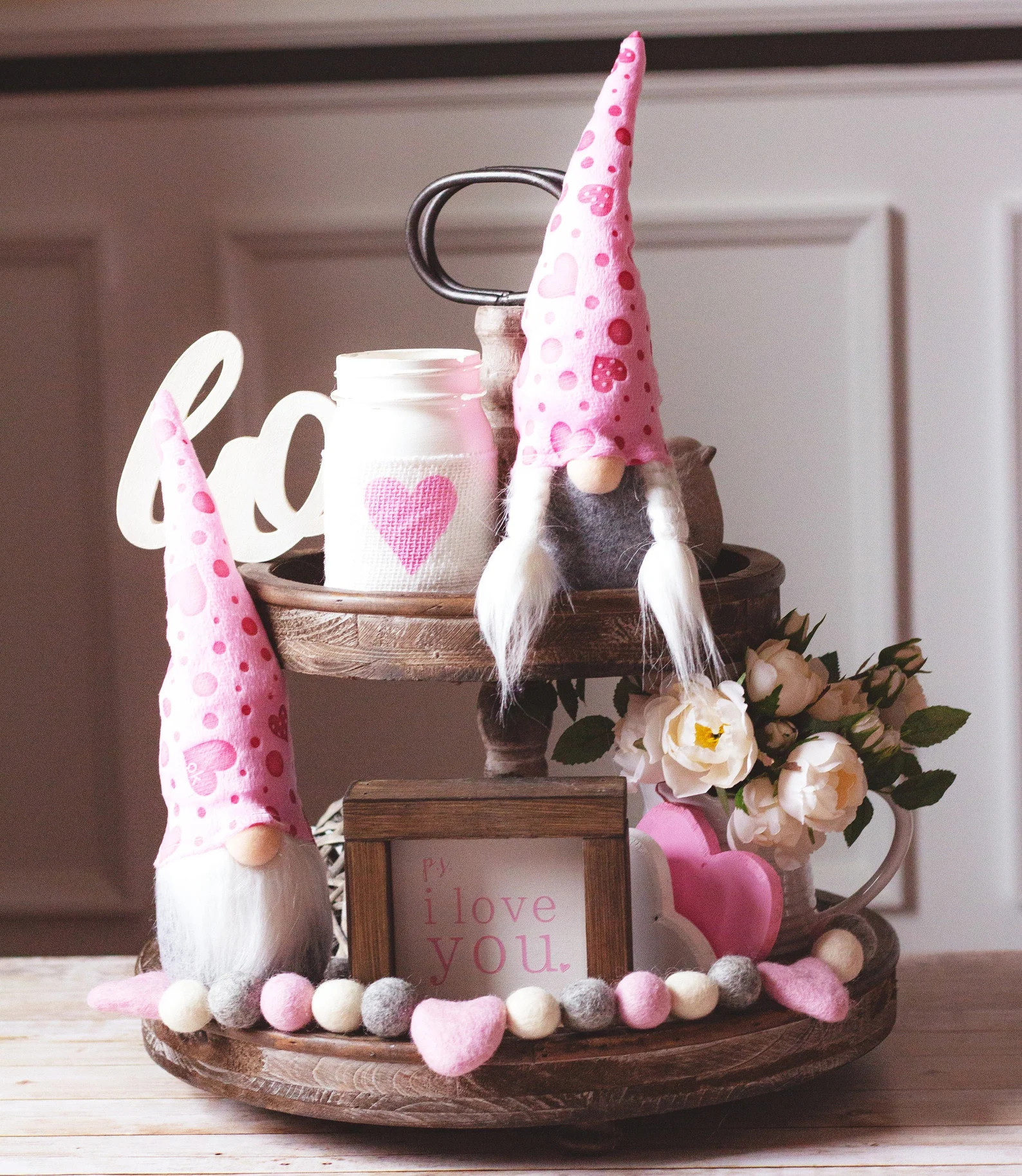 Gnome  Spring or Valentines Day Gnomes  Sitting Gnomes  | Etsy | Etsy (US)