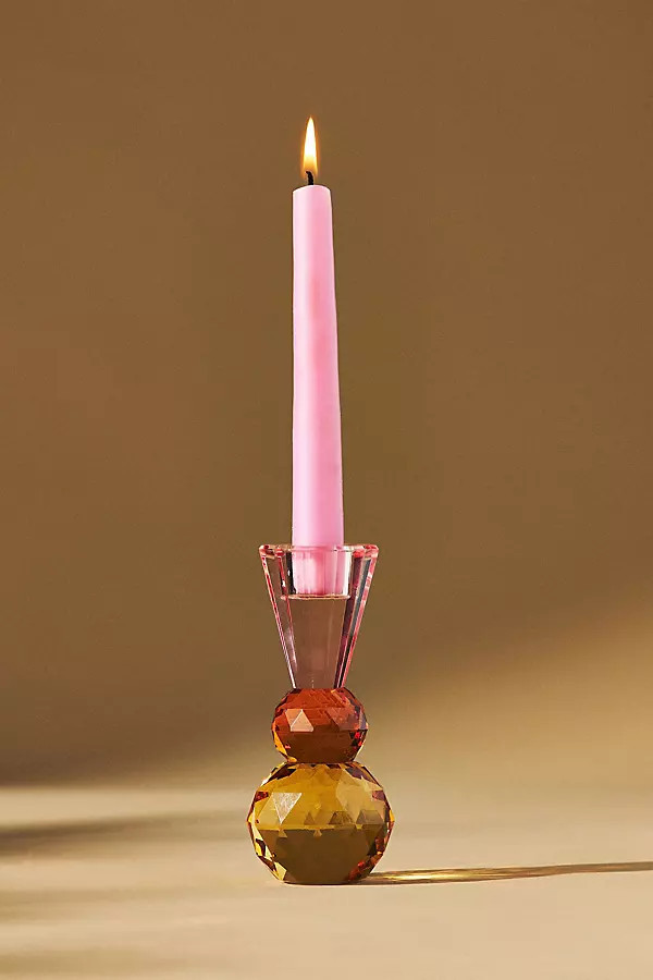 Cut Glass Candle Holder | Anthropologie (US)