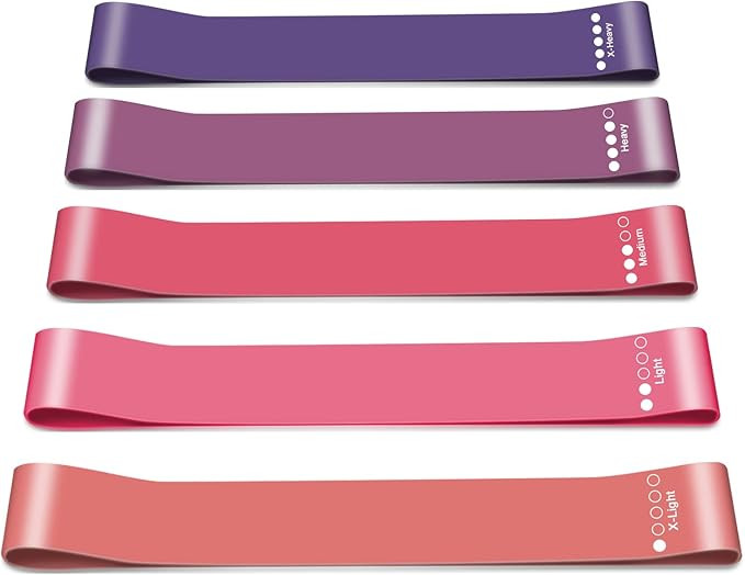 Resistance Band for Women and Men Workout Bands Elastic Bands for Exercise with 5 Different Resis... | Amazon (US)