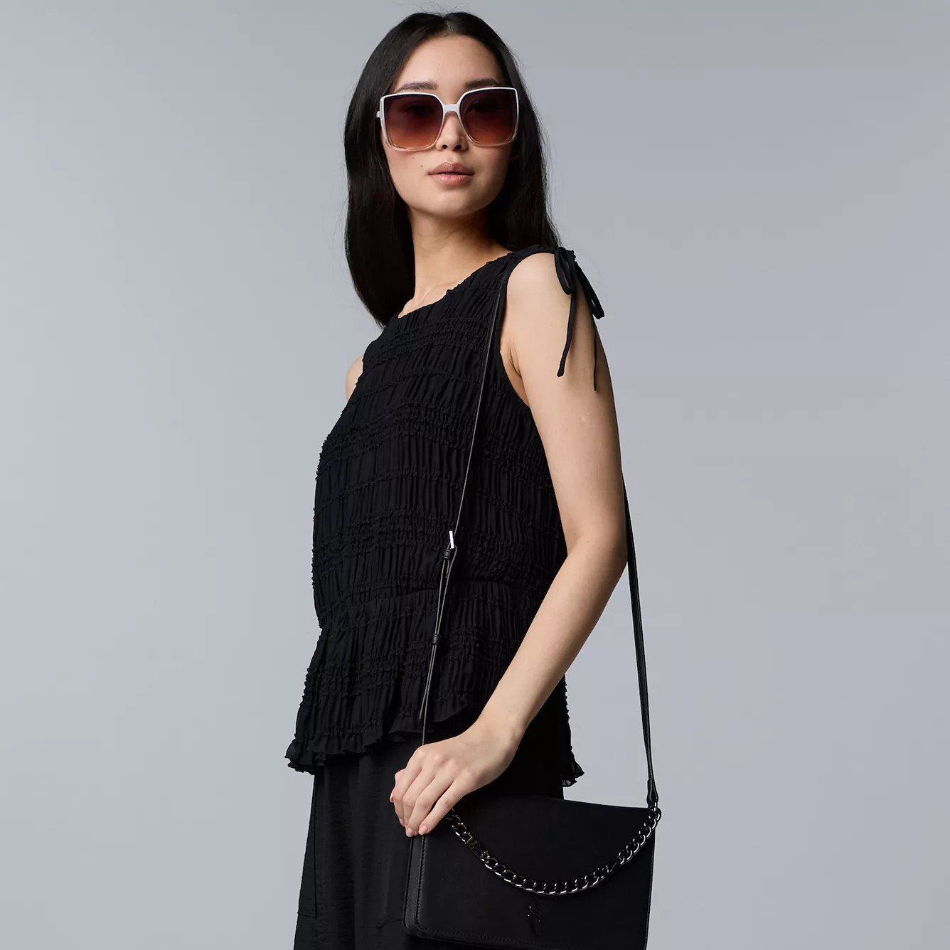 Women's Simply Vera Vera Wang Smock Textured Tank Top | Kohl's