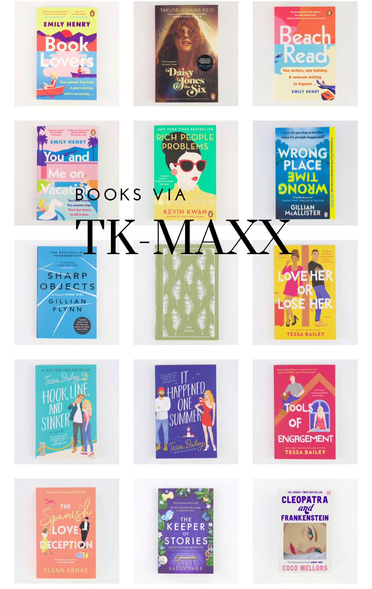 happy national book lovers day!! here are some books i’ve found on tk-maxx website for super cheap and so many bestsellers!!! 🤍🤍🤍

#LTKFind #LTKunder50 #LTKBacktoSchool