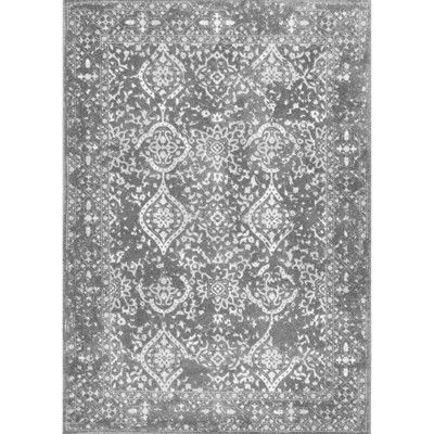 Ayres Oriental Light Gray Area Rug Laurel Foundry Modern Farmhouse® Rug Size: Rectangle 5' x 7'5 | Wayfair North America