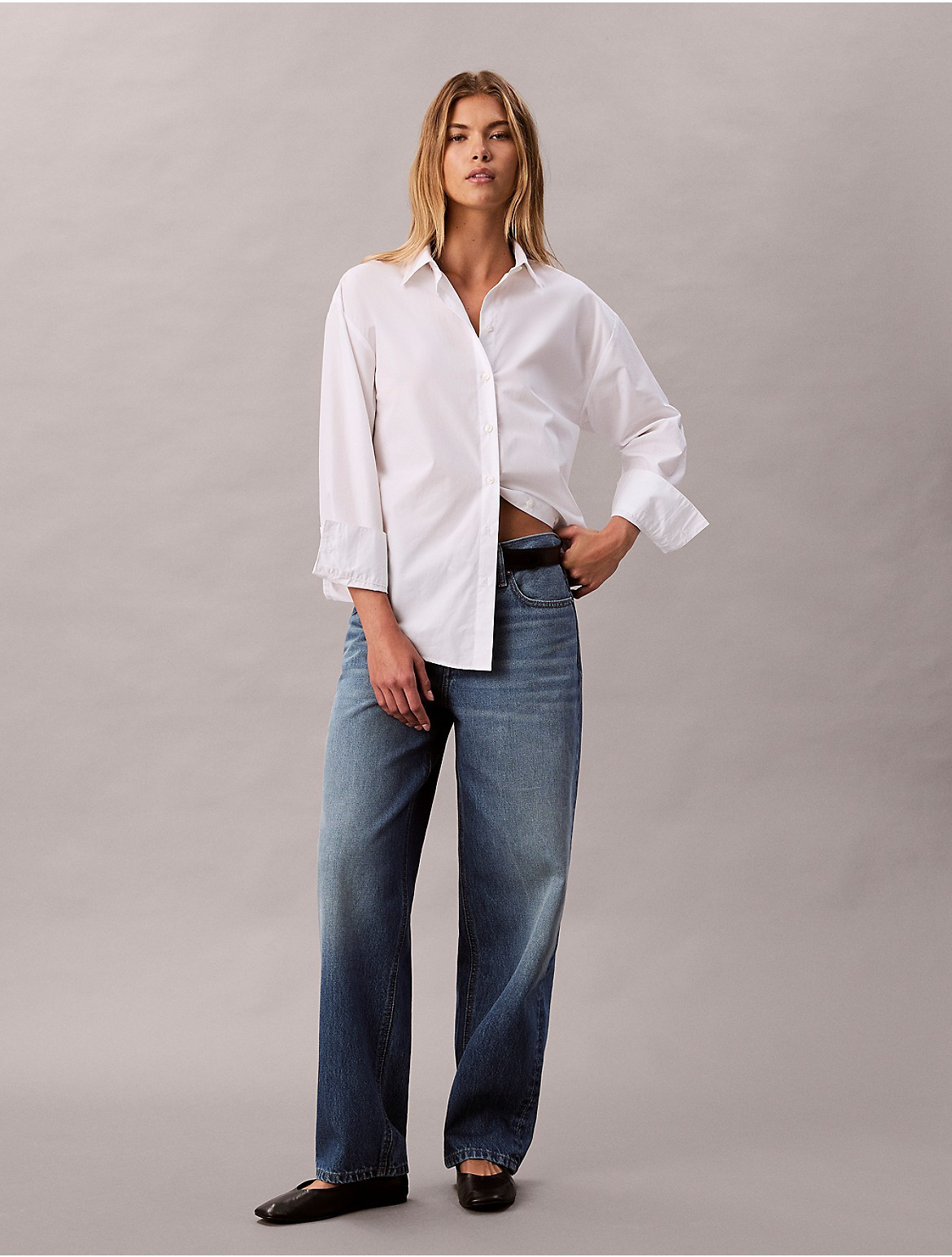 Calvin Klein Women's 90s Loose Fit Jeans - Blue - 27 | Calvin Klein (US)