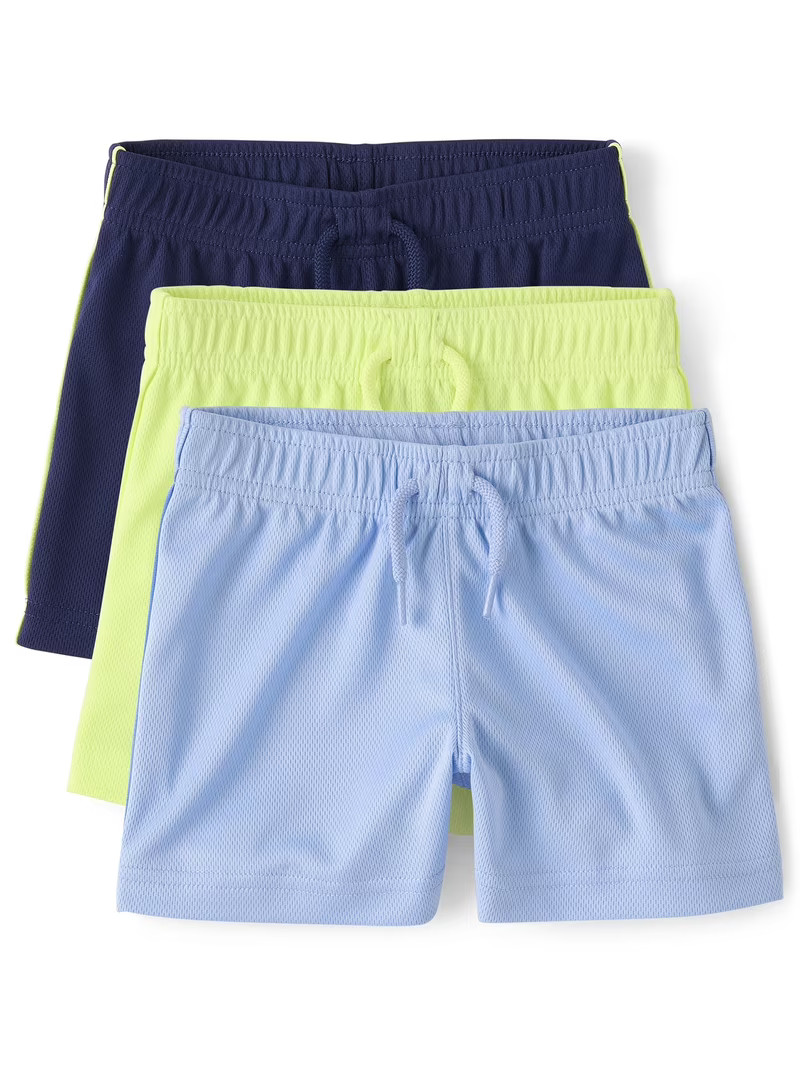 The Children's Place Baby & Toddler Boys Quick Dry Mesh Shorts, 3-Pack, Sizes 6M-5T | Walmart (US)