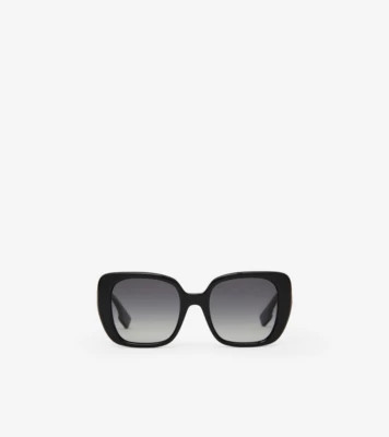 Sonnenbrille „Lola“ mit eckiger Fassung (Schwarz) - Damen | Burberry® | Burberry (DE)