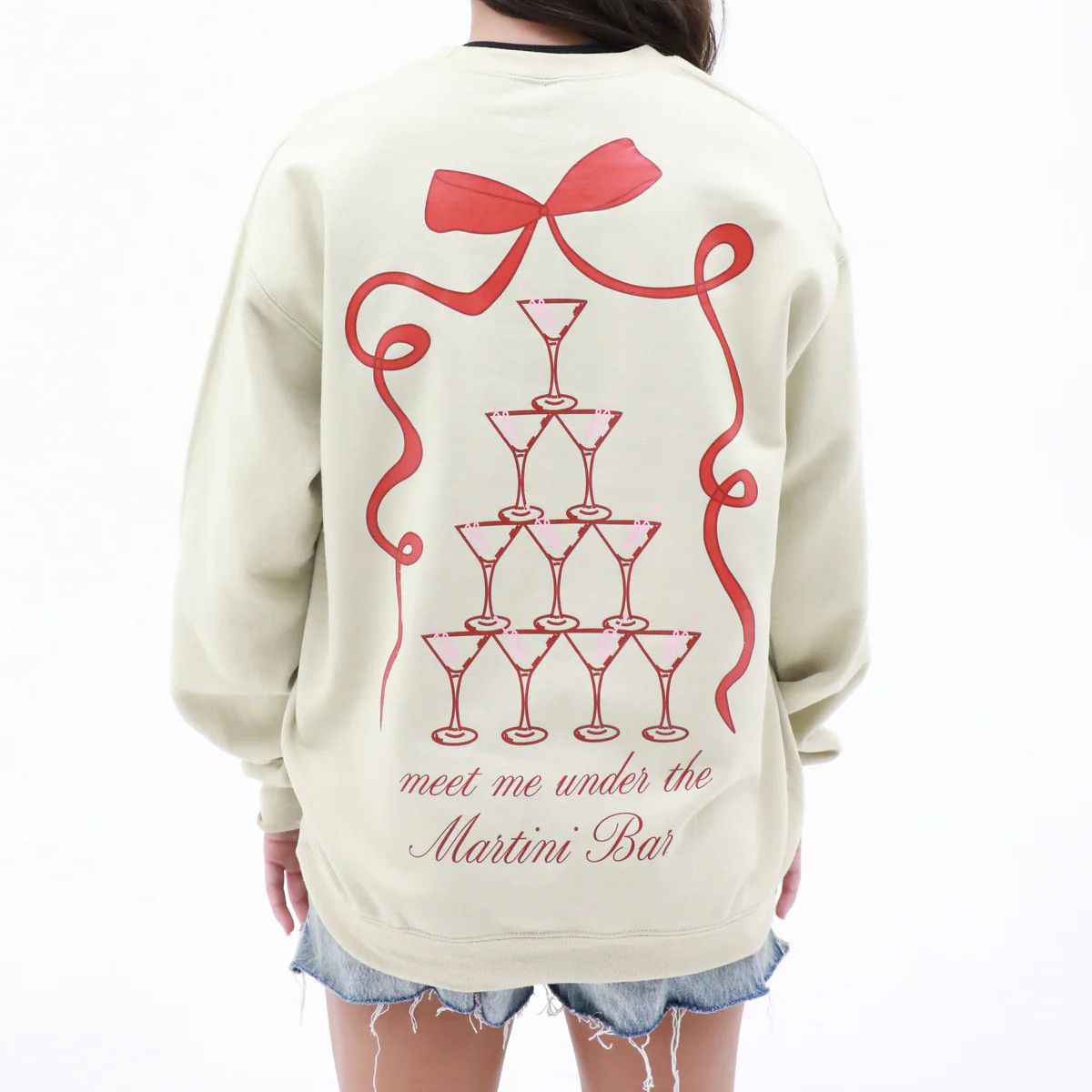 Merry Crewneck Sweatshirt - Martini Bar | BuddyLove