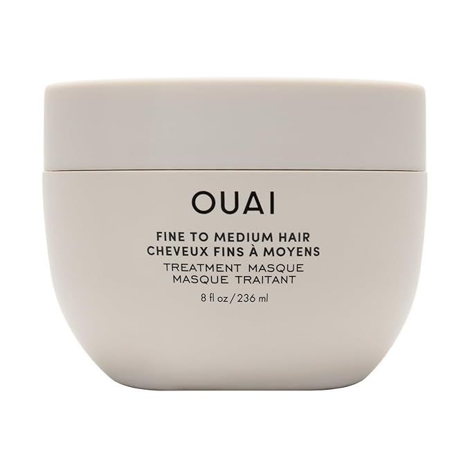 OUAI Fine to Medium Hair Treatment Masque - Hair Mask for Hair Repair, Hydration and Shine - With... | Amazon (US)