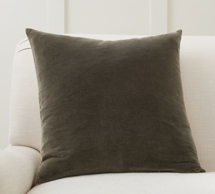 Velvet Linen Pillow Covers | Pottery Barn (US)