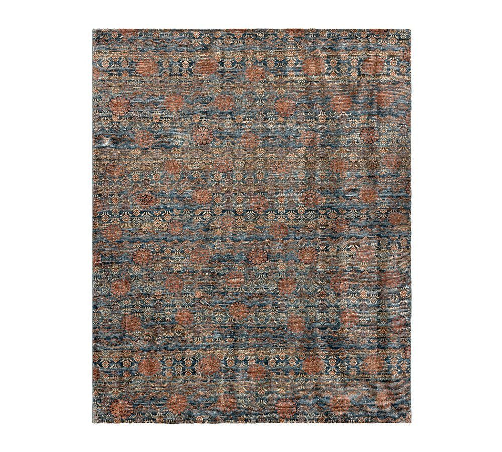 Muriel Hand-Knotted Rug, 8x10, Midnight Multi | Pottery Barn (US)