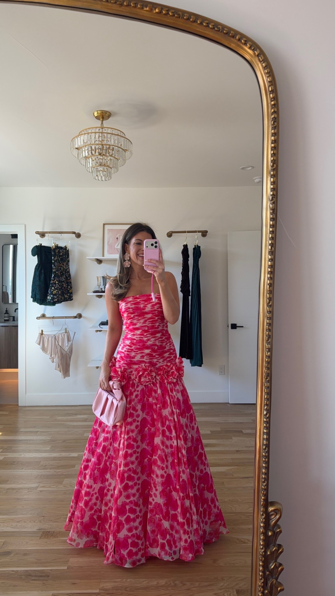 Pink strapless floral wedding guest or spring formal event dress 

Vici code: emerson30

Wearing my usual small/2

Wedding guest 
Formal event
Spring event
Floral
Summer event
Special occasion 


#LTKSeasonal #LTKWedding #LTKootd