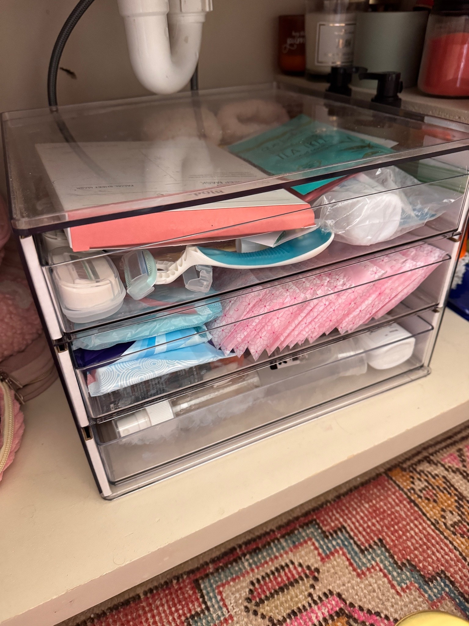 Three drawer under sink storage

#LTKHome #LTKdayinmylife