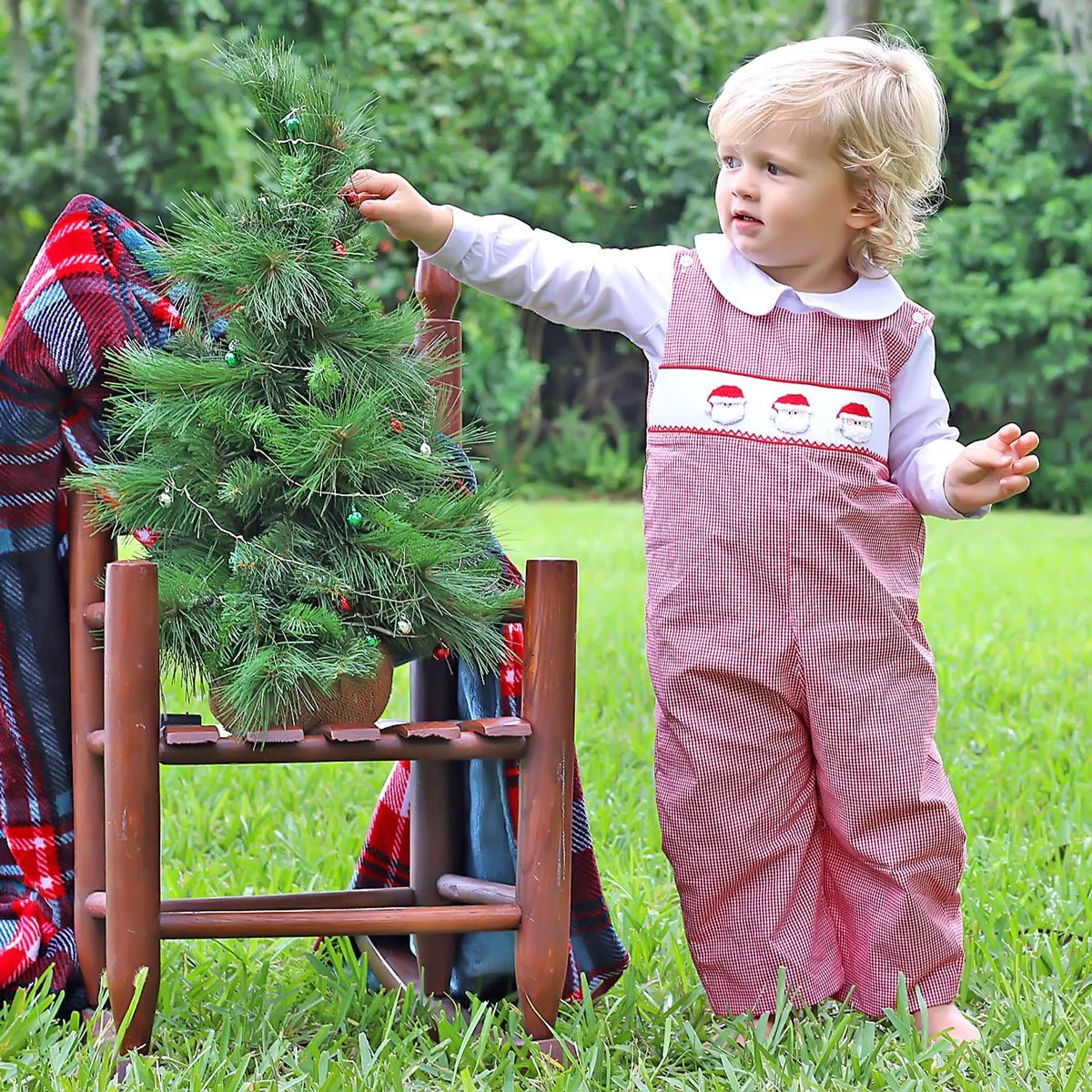 Santa's Favorite Smocked Longall | Classic Whimsy