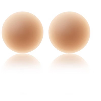NOOD No-Show | Adhesive Reusable Nipple Covers, Soft Tan, 3in | Target