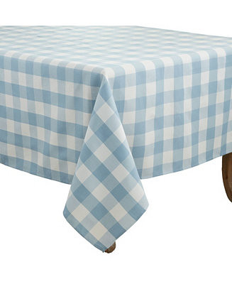 Buffalo Plaid Design Cotton Blend Tablecloth, 70" x 70" | Macy's