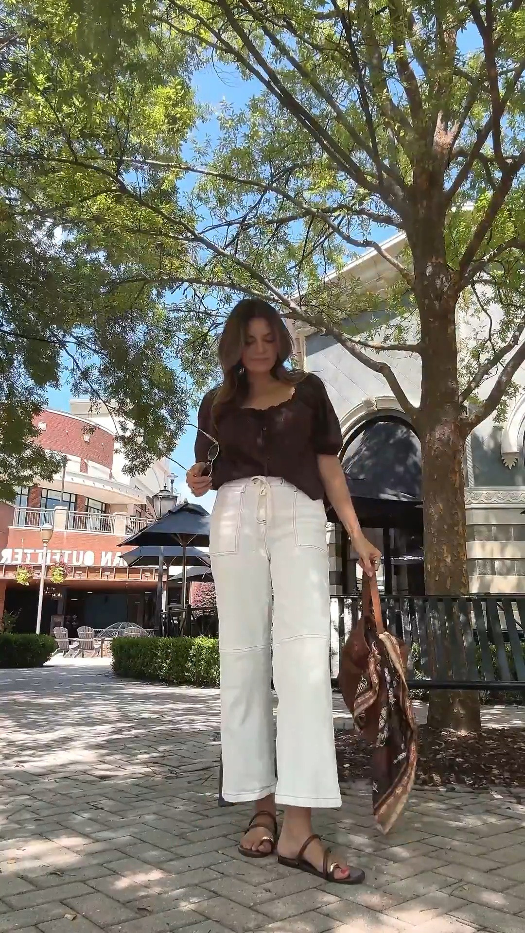 Comfy mom outfit! In a size 6 pants, small top. I’m 5’7”

#LTKOver40 #LTKTall