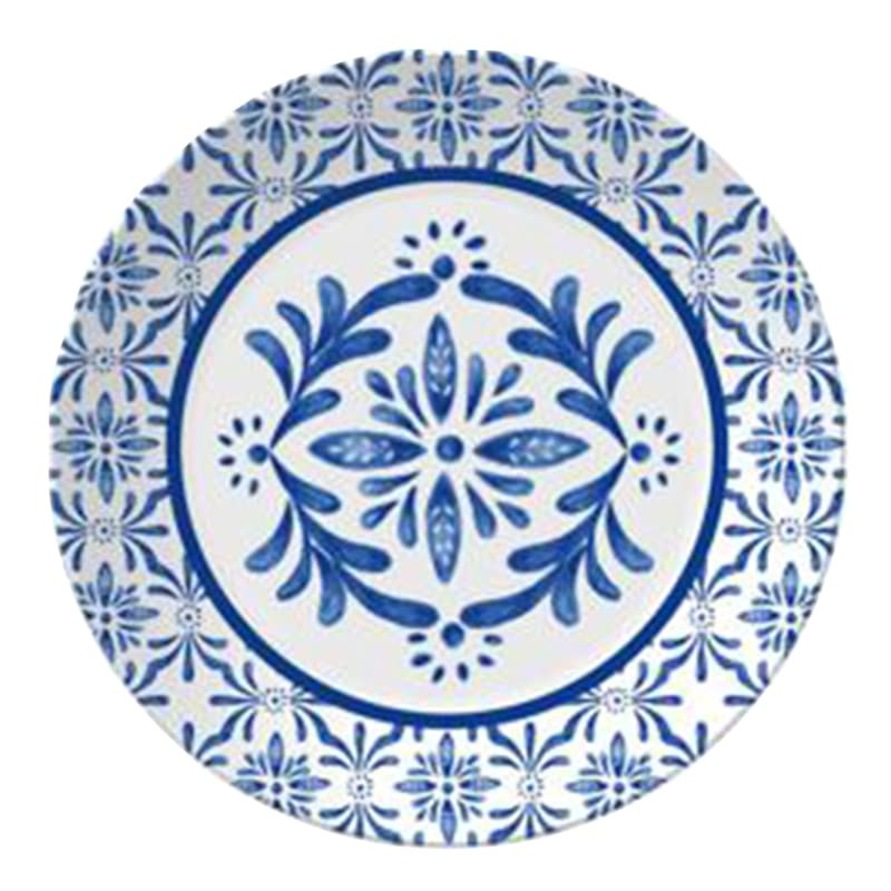 Blue Mosaic Melamine Dinner Plate, 11" | At Home