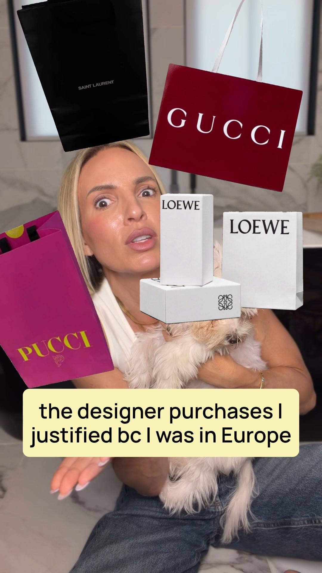 Everything I bought that’s designer in Europe! I found a lot of the pieces discounted on Senser too! Senser is a trusted website, I’ve bought from them numerous times. That Pucci kaftan on Senser is the same price I paid in Europe with the VAT! 😯￼

#LTKdayinmylife #LTKTravel #LTKselfcare