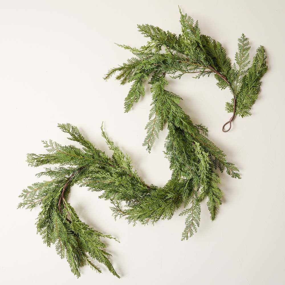 Real Touch Cedar Mix Garland | Magnolia