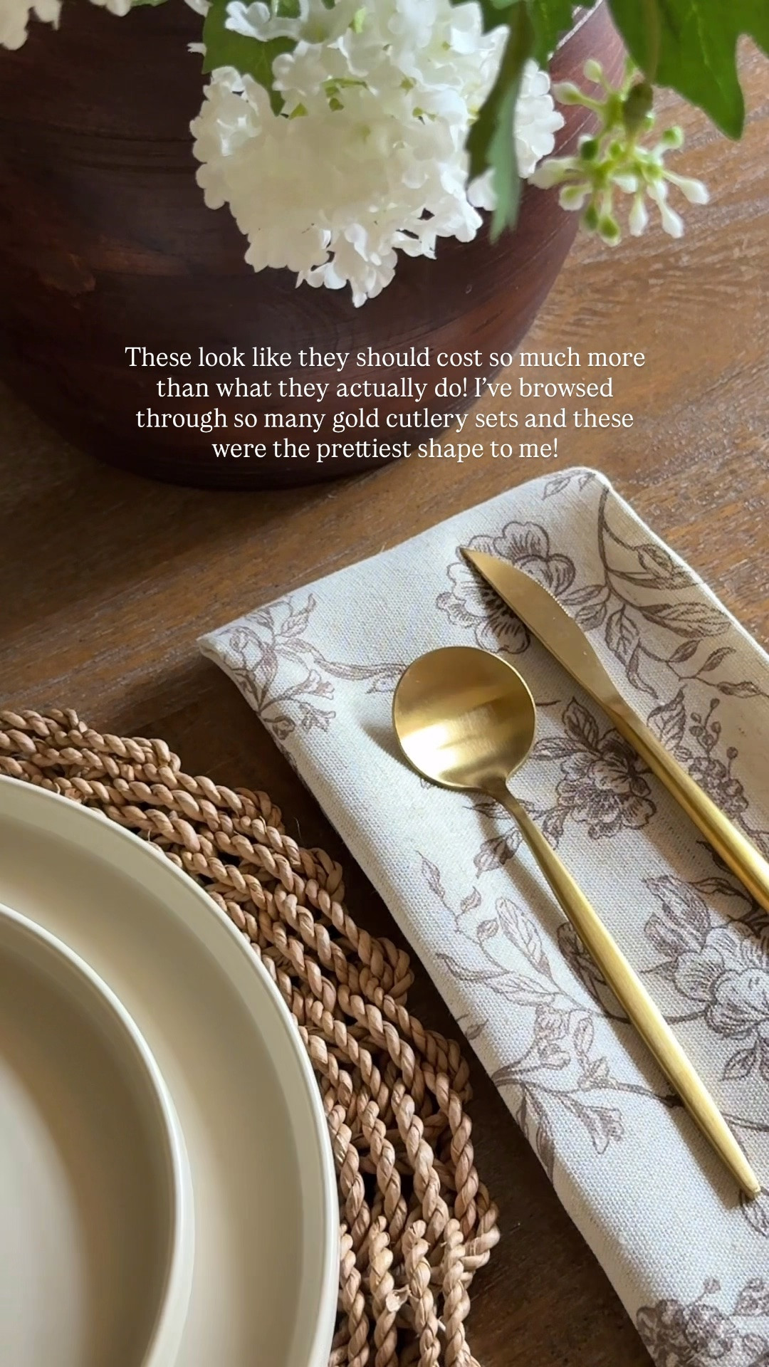 This gold silverware set that I found on Amazon looks so much more expensive than it actually is.  I browsed through so many options and these by far looked the best!￼

#LTKSeasonal #LTKHome #LTKfoodie