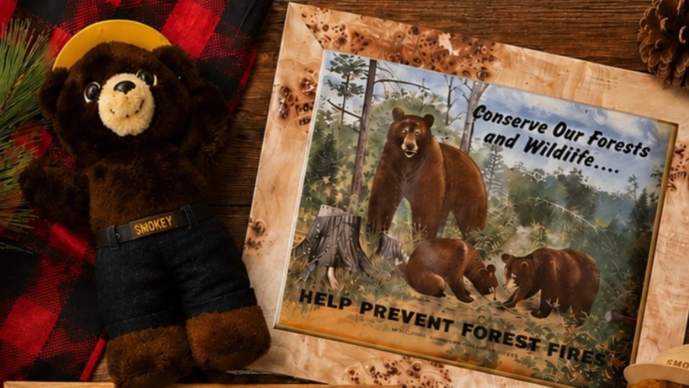 Smoky Bear collectibles|￼ Vintage cabin, decor finds￼

Shop: www.whitearrowshometheshop.com

#LTKHome #LTKmomlife #LTKdayinmylife