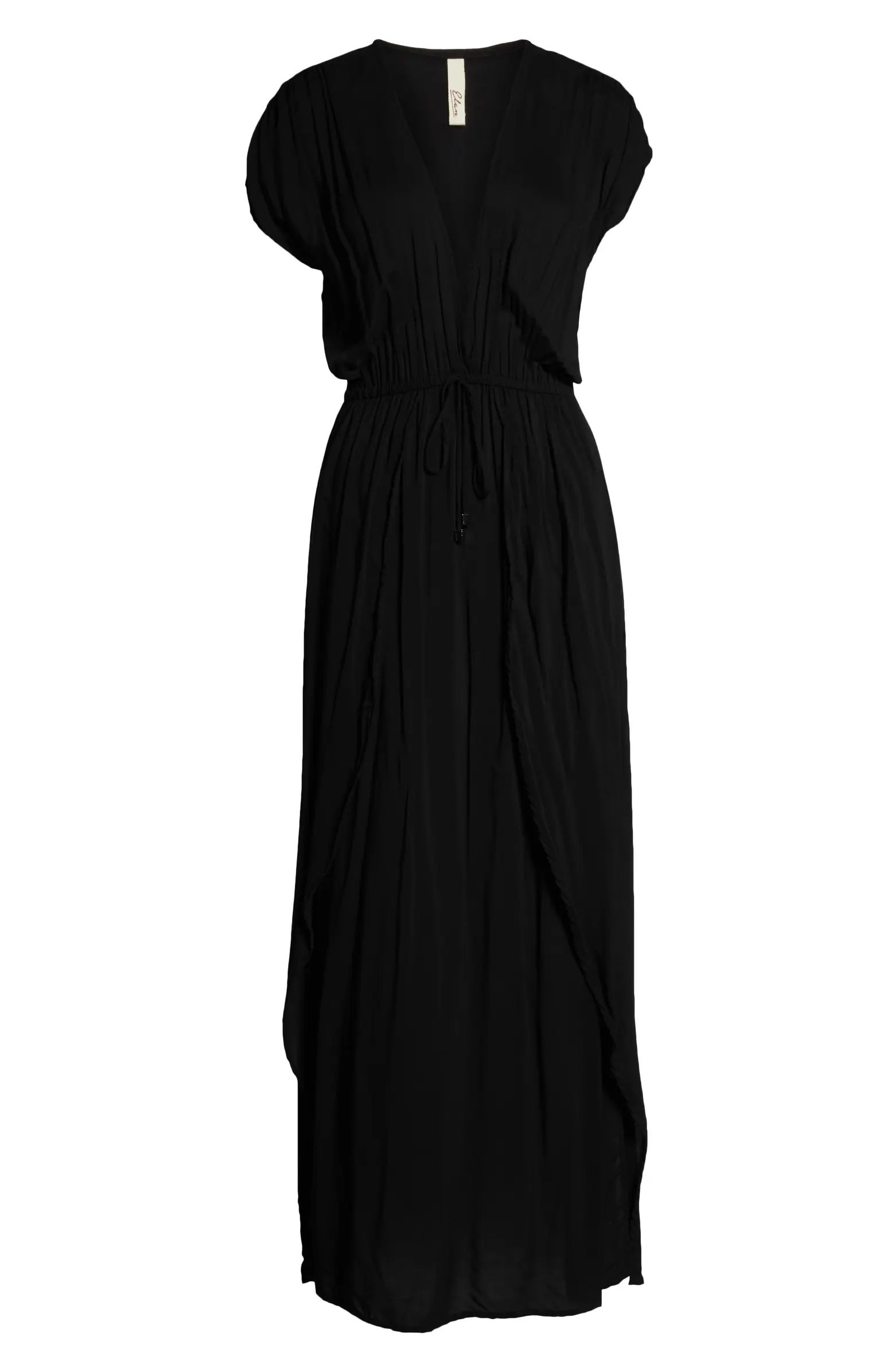 Deep V-Neck Cover-Up Maxi Dress | Nordstrom